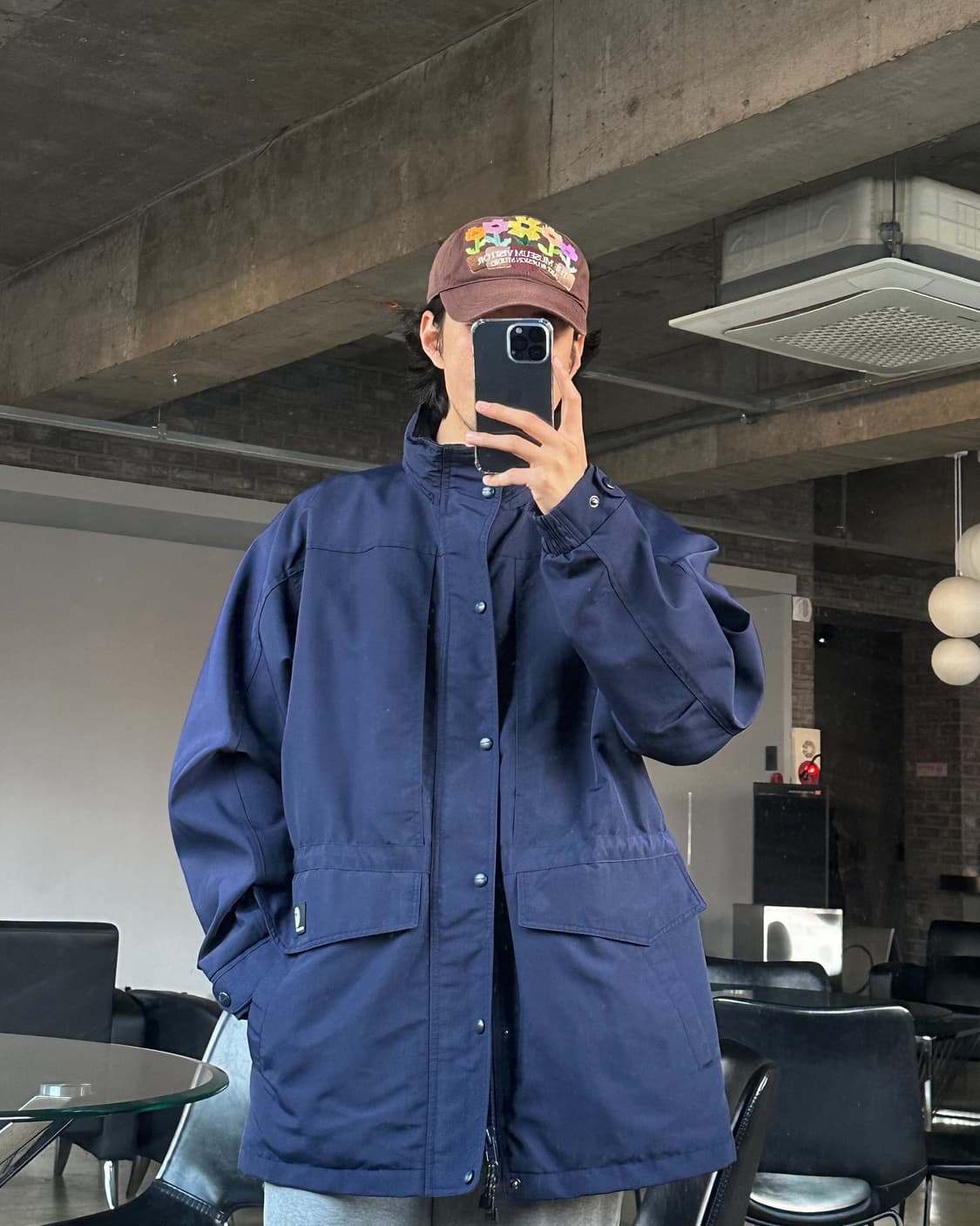 [L]칼하트 90s C48 네이비 마운틴 파카 상품이미지2