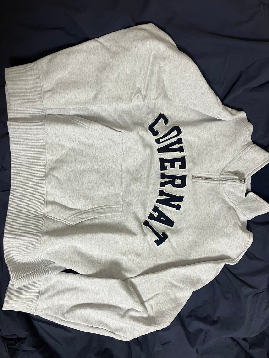 커버낫 반집업 맨투맨 M 상품이미지1