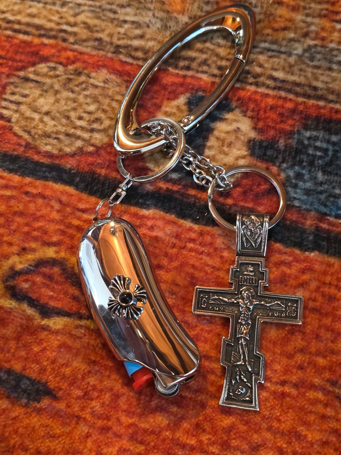 Custom cross & cross Lighter Keyring 상품이미지2