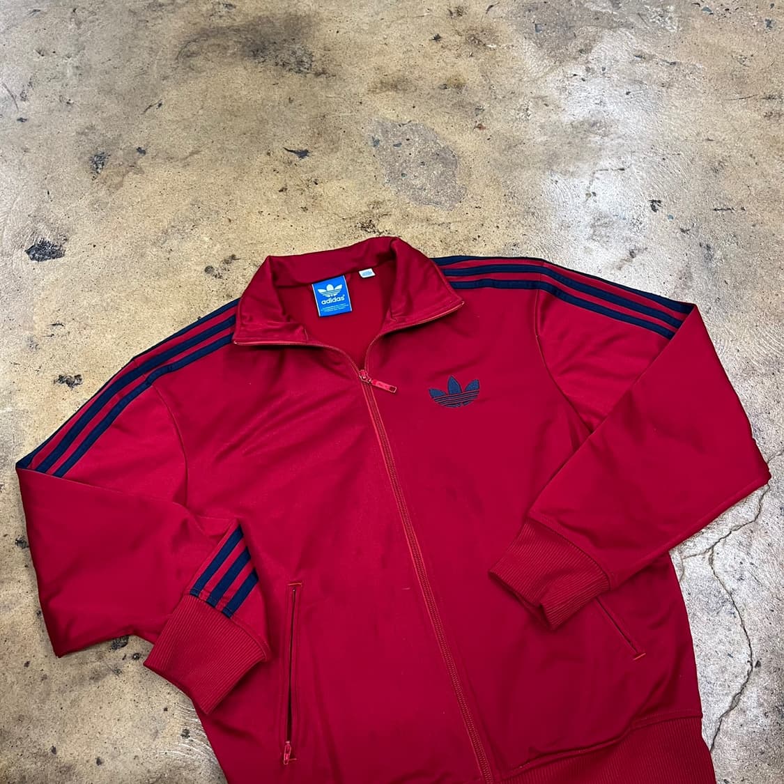 아디다스 레드 버건디 네이비 구파이어버드 져지 트랙탑 95 상품이미지1