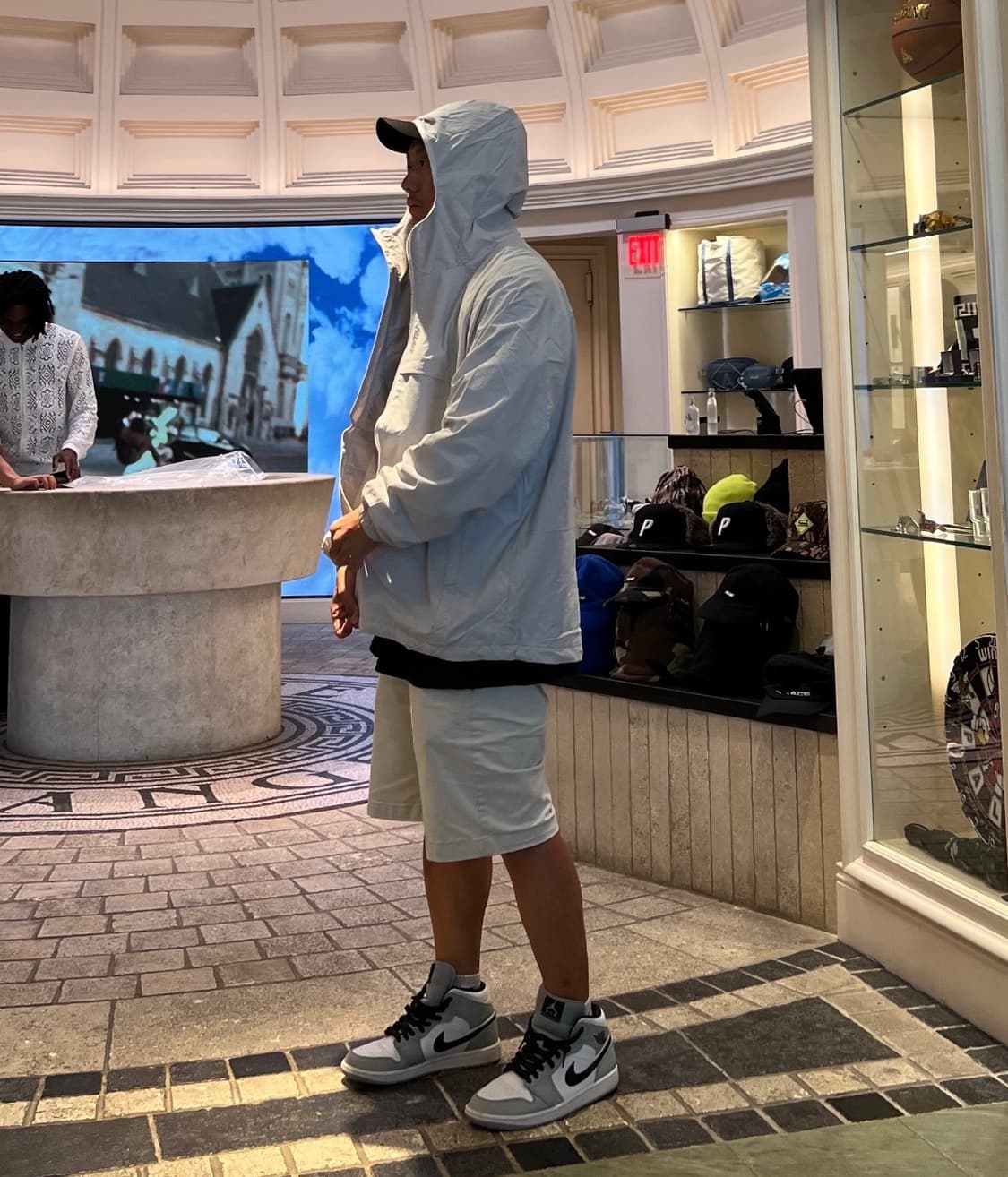 나이키 조던 1 미드 라이크 스모크 그레이 275 상품이미지3