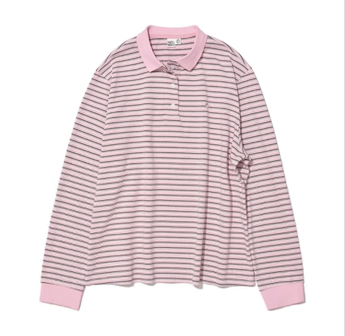 파르티멘토우먼 스트라이프 폴로티 상품이미지2