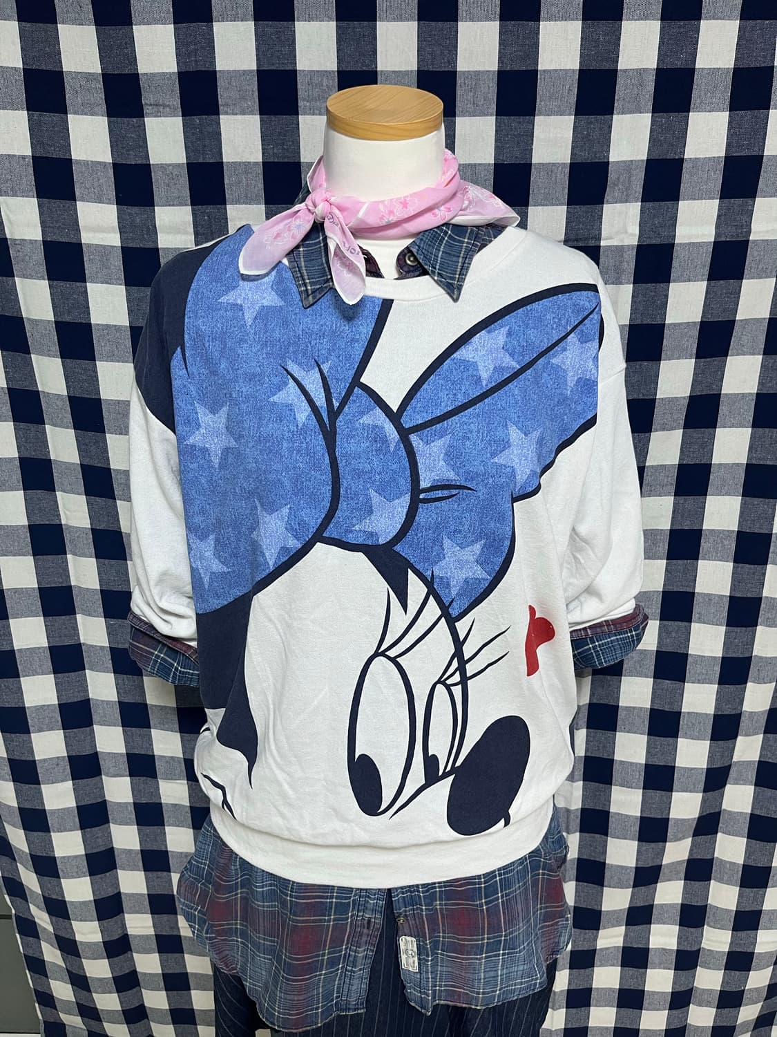 Disney 디즈니 미니마우스 7부 맨투맨 상품이미지7