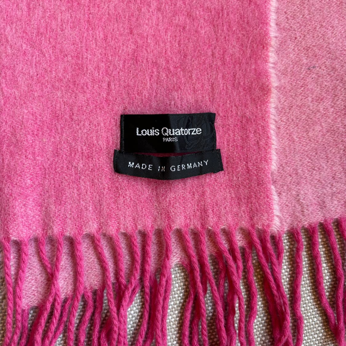 루이까또즈 Louis Quatorze 독일제 캐시미어 100% 투톤 핑크 상품이미지4