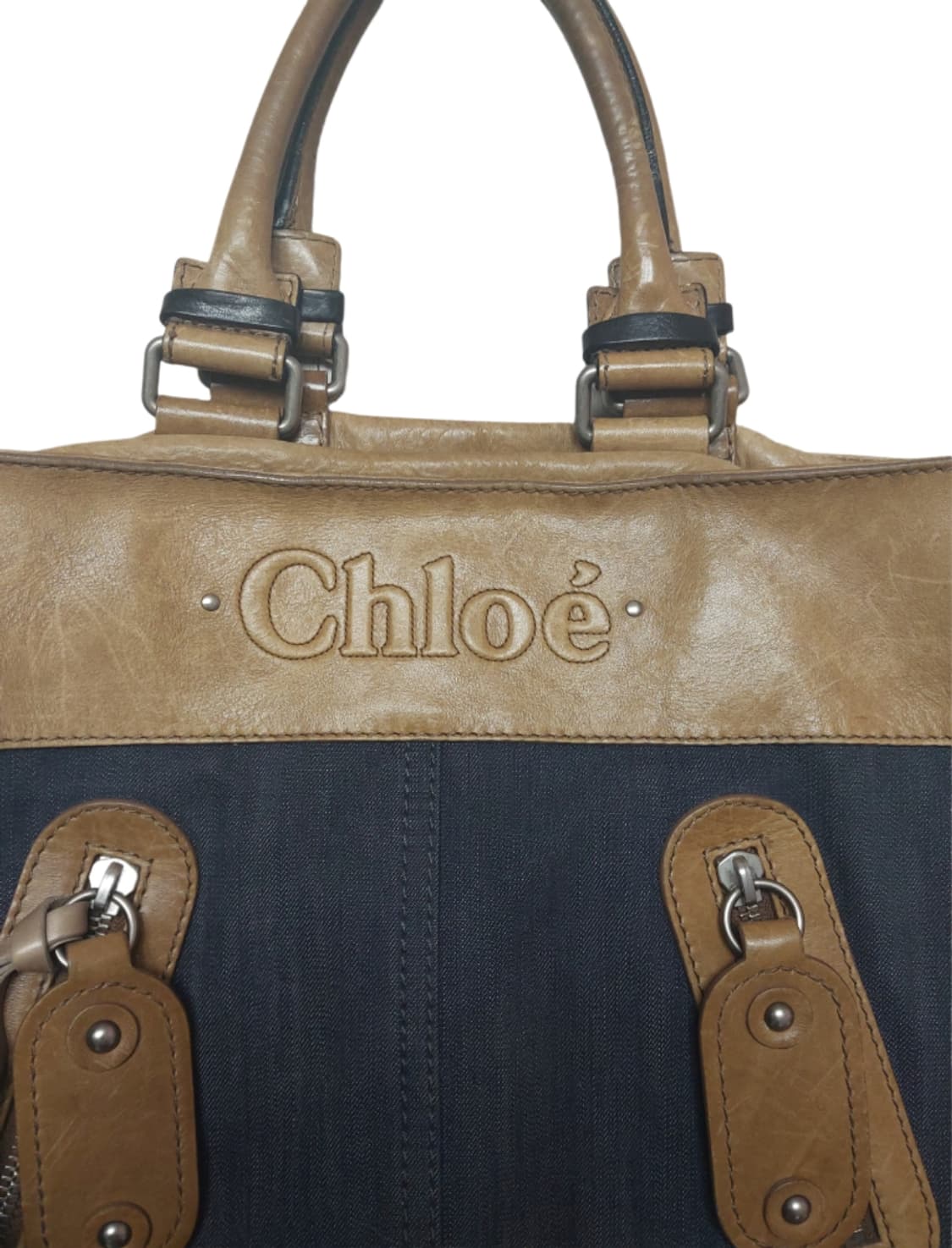 끌로에 인디고 블루 데님 토트백 (정품) 상품이미지2