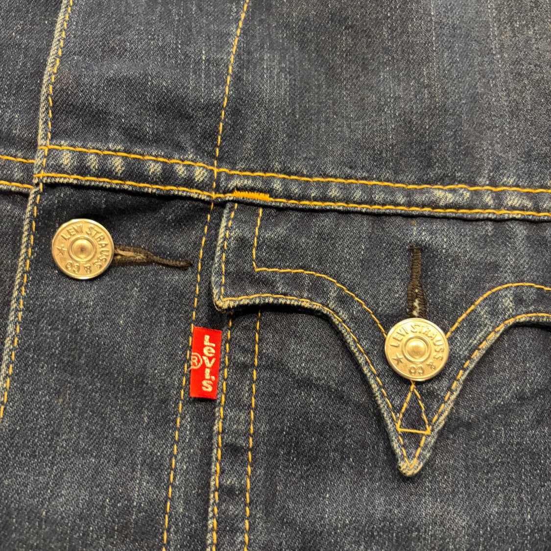 [M] 00s 리바이스 01105-0370 타입원 데님 자켓 D805 상품이미지4