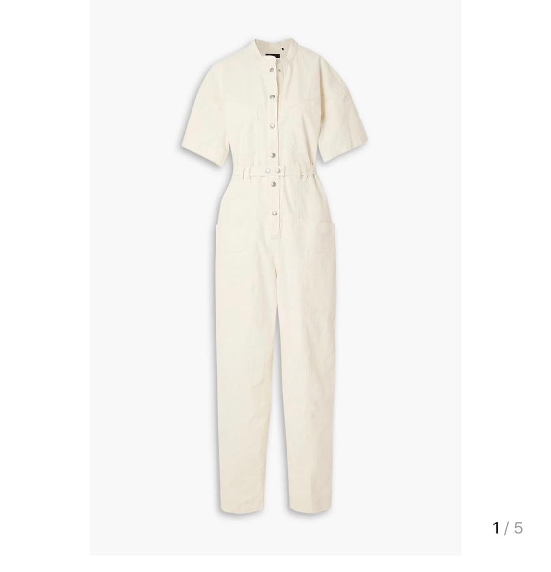 이자벨마랑 벨티드 린넨 블렌드 점프수트 상품이미지2