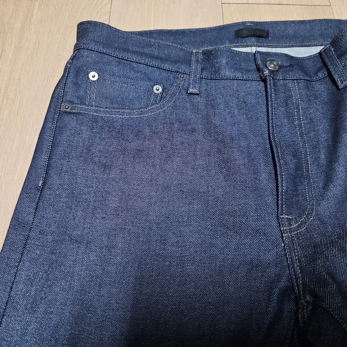 유니클로 스트레치 슬림 남성셀비지 가이하라진 34 상품이미지5