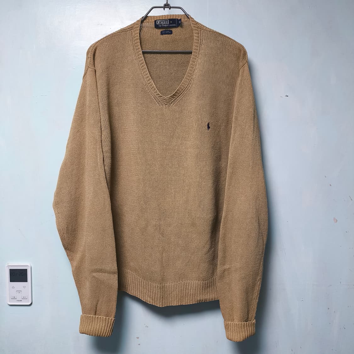 [XXL] 폴로 랄프로렌 아이보리 브이넥 니트 상품이미지2