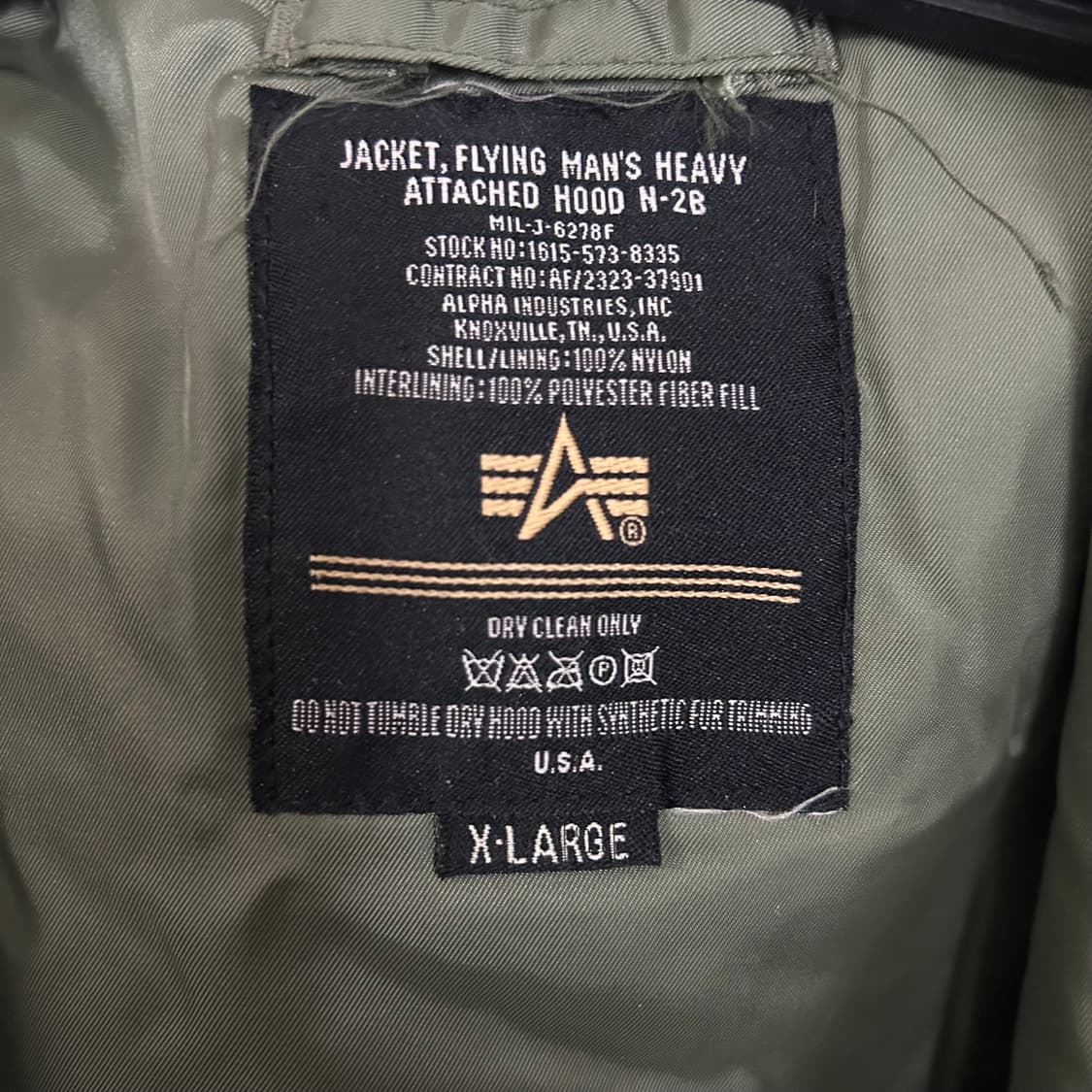 (XL) 알파인더스트리 n2b 항공 점퍼  상품이미지10