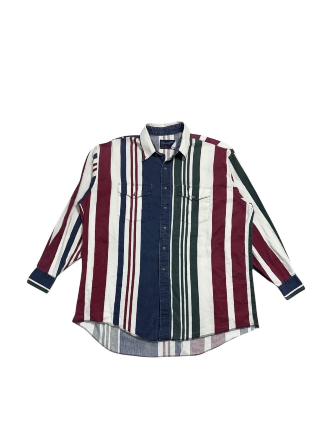 랭글러 빈티지 멀티컬러 스트라이프 웨스턴 셔츠 상품이미지2