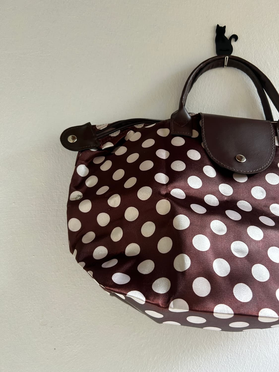 땡땡이 접이식 장바구니  상품이미지4