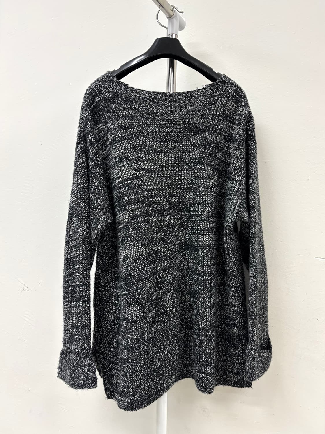 빈티지 차콜 울 니트 스웨터 상품이미지9