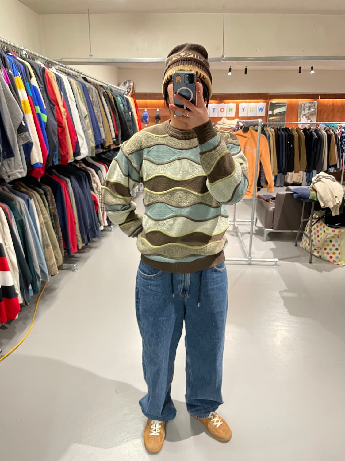 빈티지 케이블 니트 상품이미지2