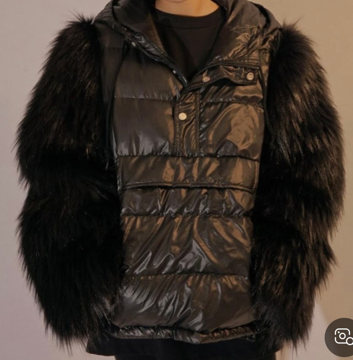 퍼소매 아노락 패딩 후드 상품이미지8