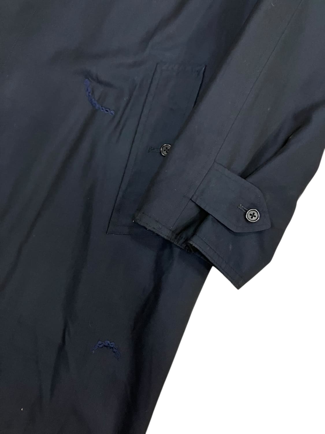 버버리 네이비 코트 M 상품이미지3