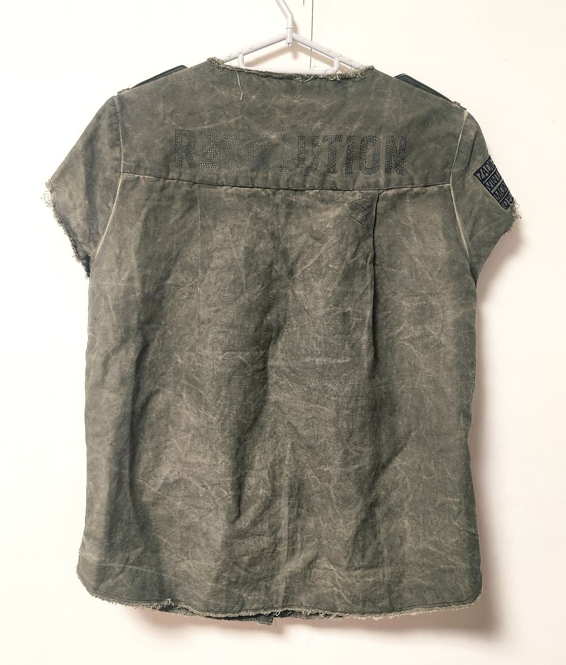 Zadig & Voltaire 빈티지 밀리터리 스타일 조끼  상품이미지3