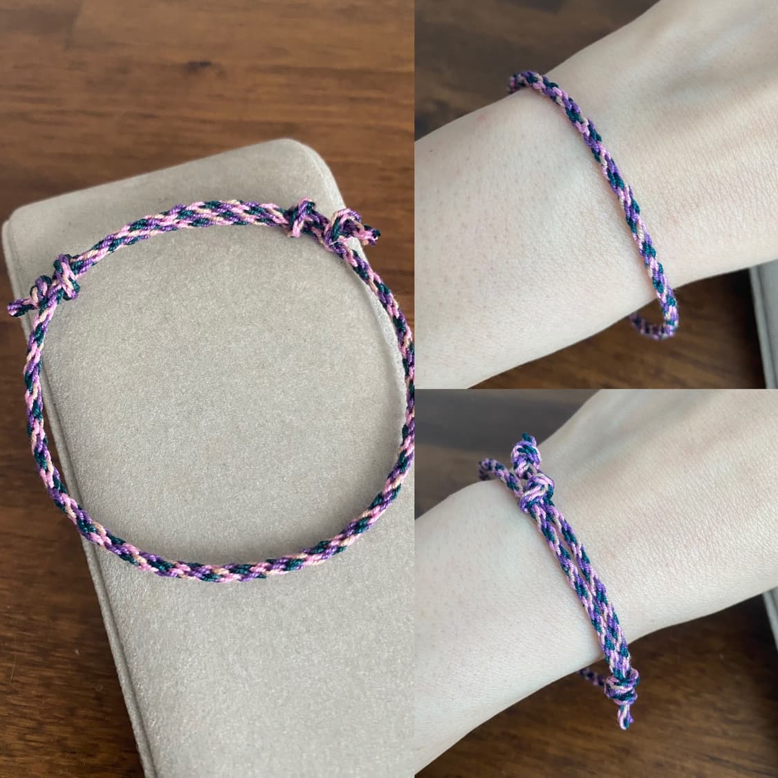 마크라메 유기농코튼 실팔찌 세트(L) 상품이미지9