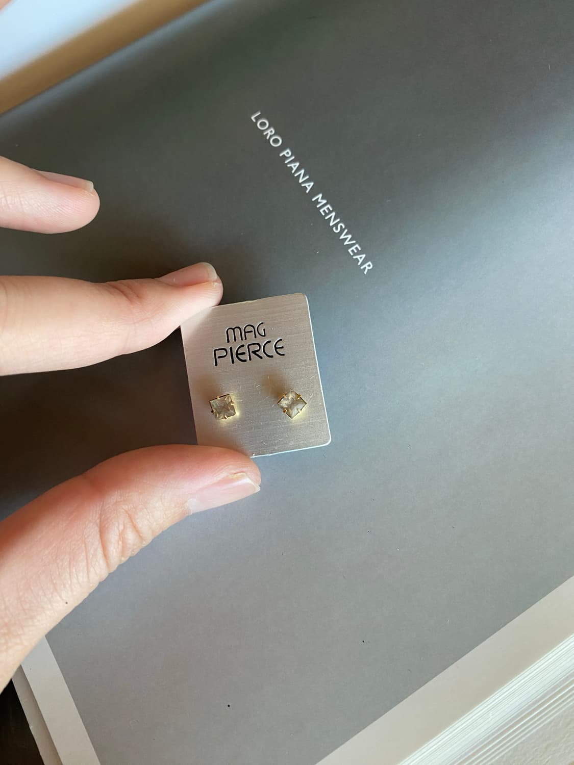 자석형 큐빅 귀찌 귀걸이 상품이미지1