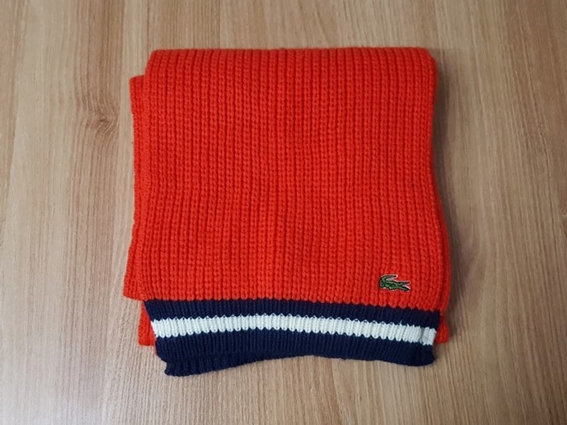 라코스테 울 니트 머플러 상품이미지1