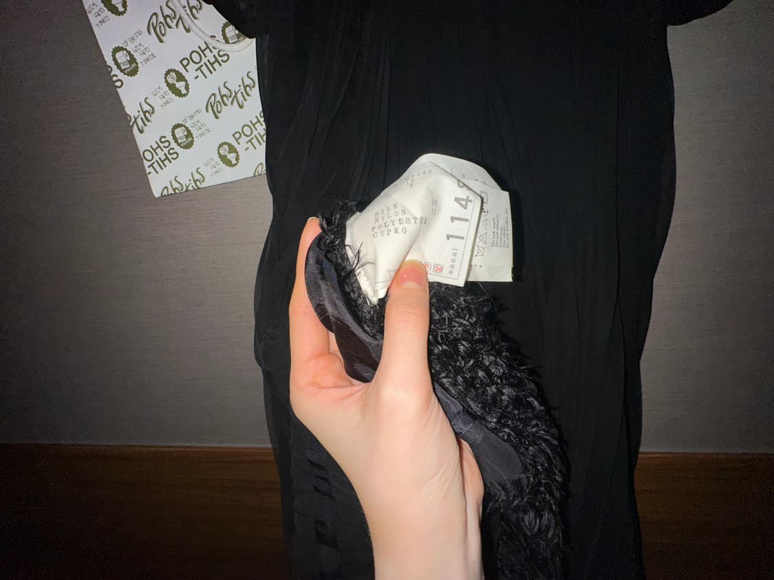 Sacai angora pleated onepiece 상품이미지6