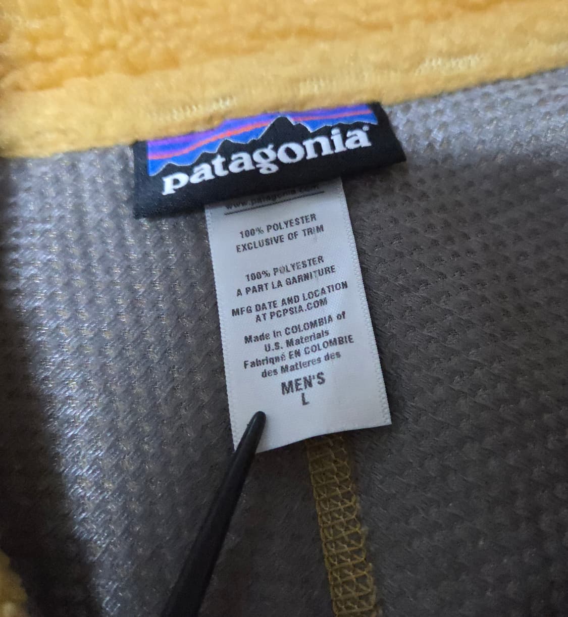 (L)파타고니아 데낄라골드 컬러 레트로엑스 베스트 플리스 신칠라 상품이미지4