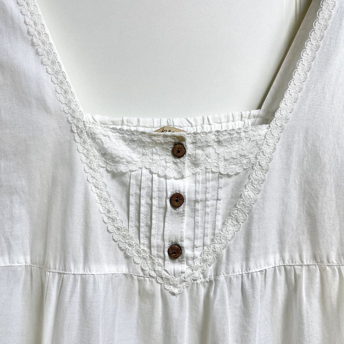빈티지 자수 모리걸 블라우스 나시 슬리브리스 원피스 상품이미지3