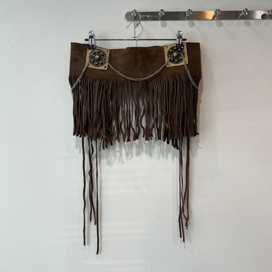 브라운 웨스턴 프린지 벨 상품이미지2