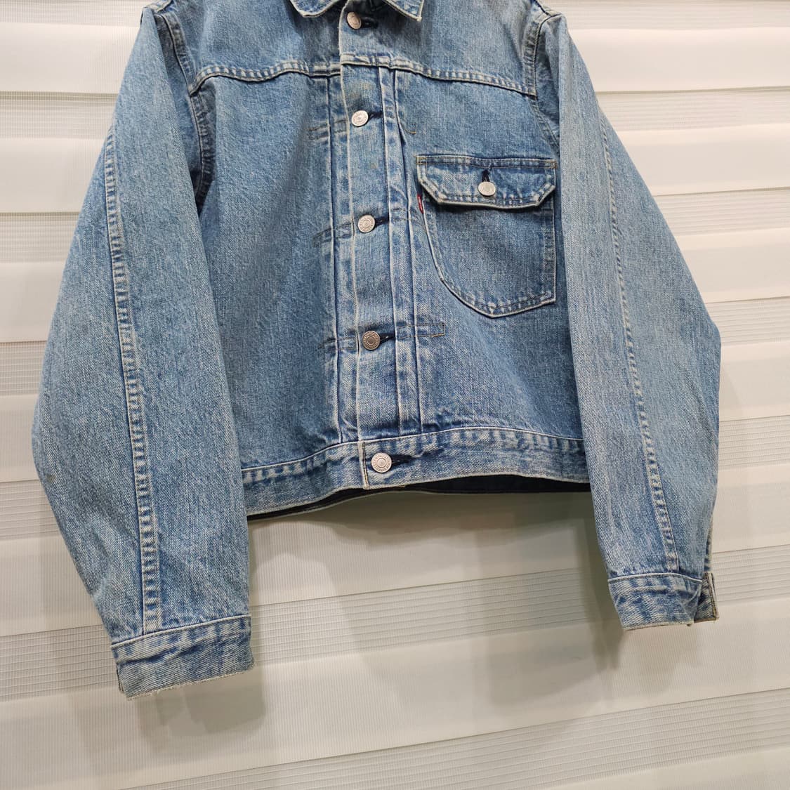 90s 리바이스 LVC 70502XX 데님자켓- 38 상품이미지5