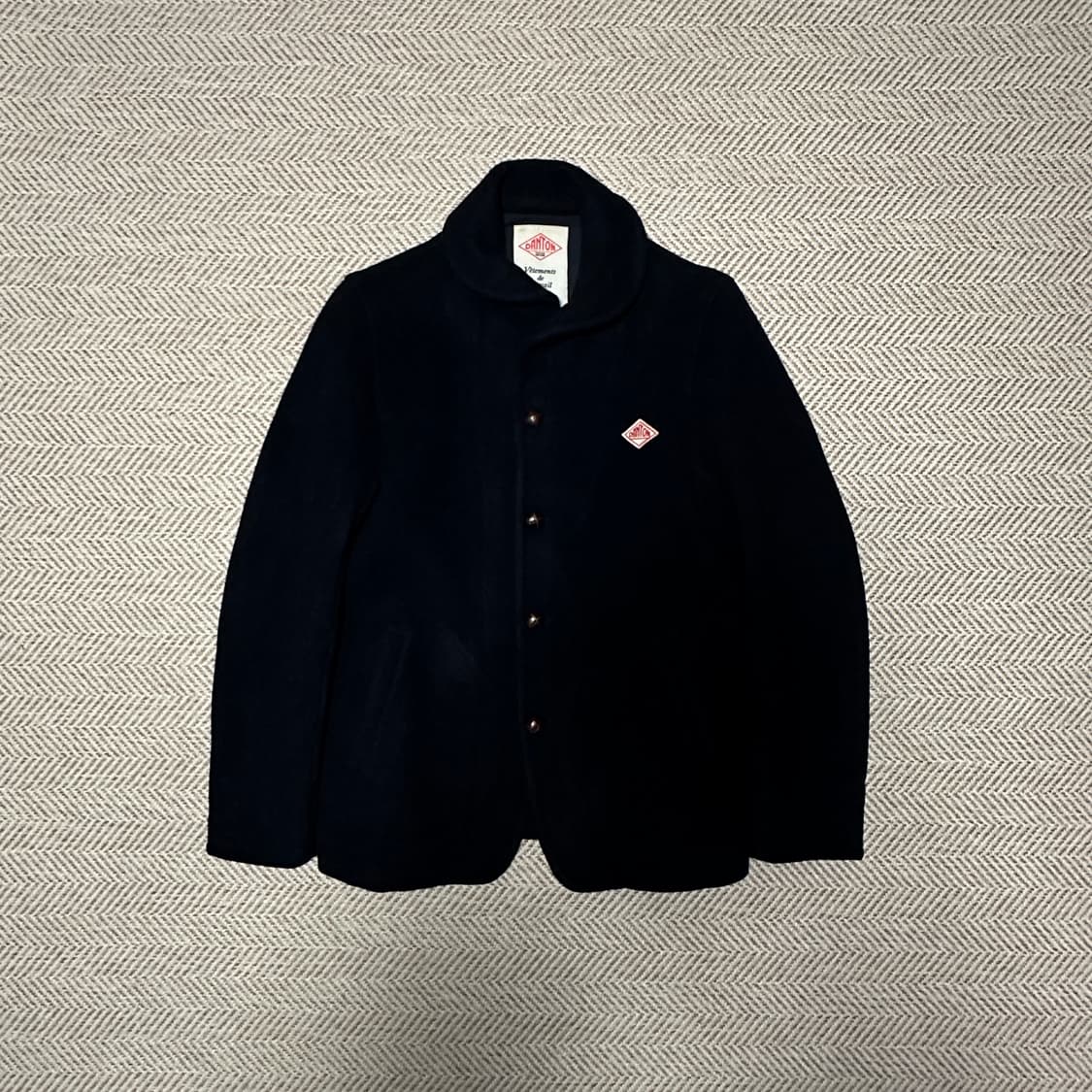 DANTON japan made wool coat navy 상품이미지1