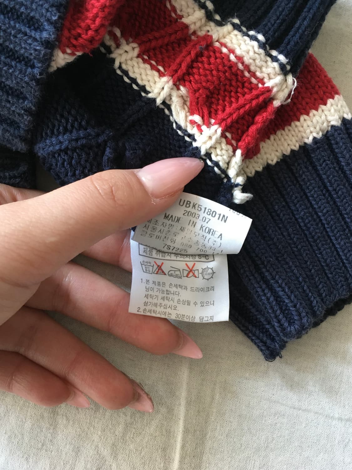 빈폴 브이넥 케이블니트 상품이미지5