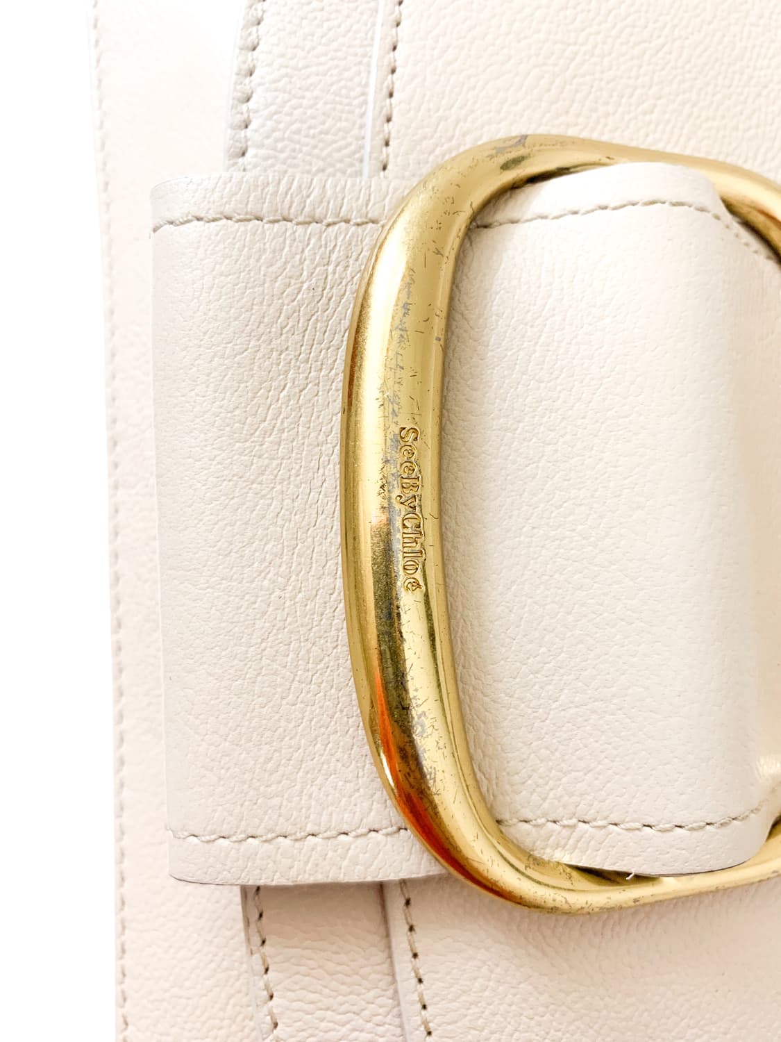 [미디움] 끌로에 빅 버클 가죽 체인 숄더백 상품이미지6