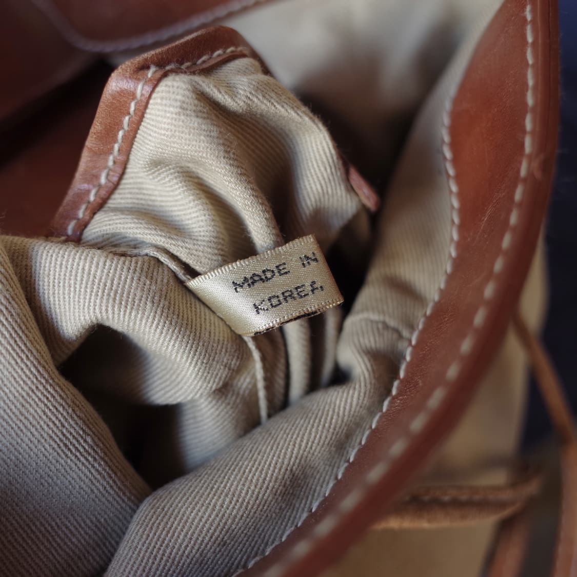 80~90’s PRL Canvas 1-Shouler Bucket Bag 상품이미지8