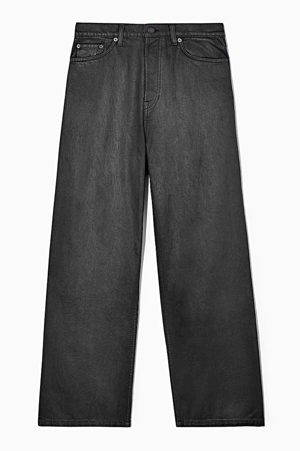 Cos 코스 볼륨 와이드 레그 코팅 왁스 진 27 상품이미지1