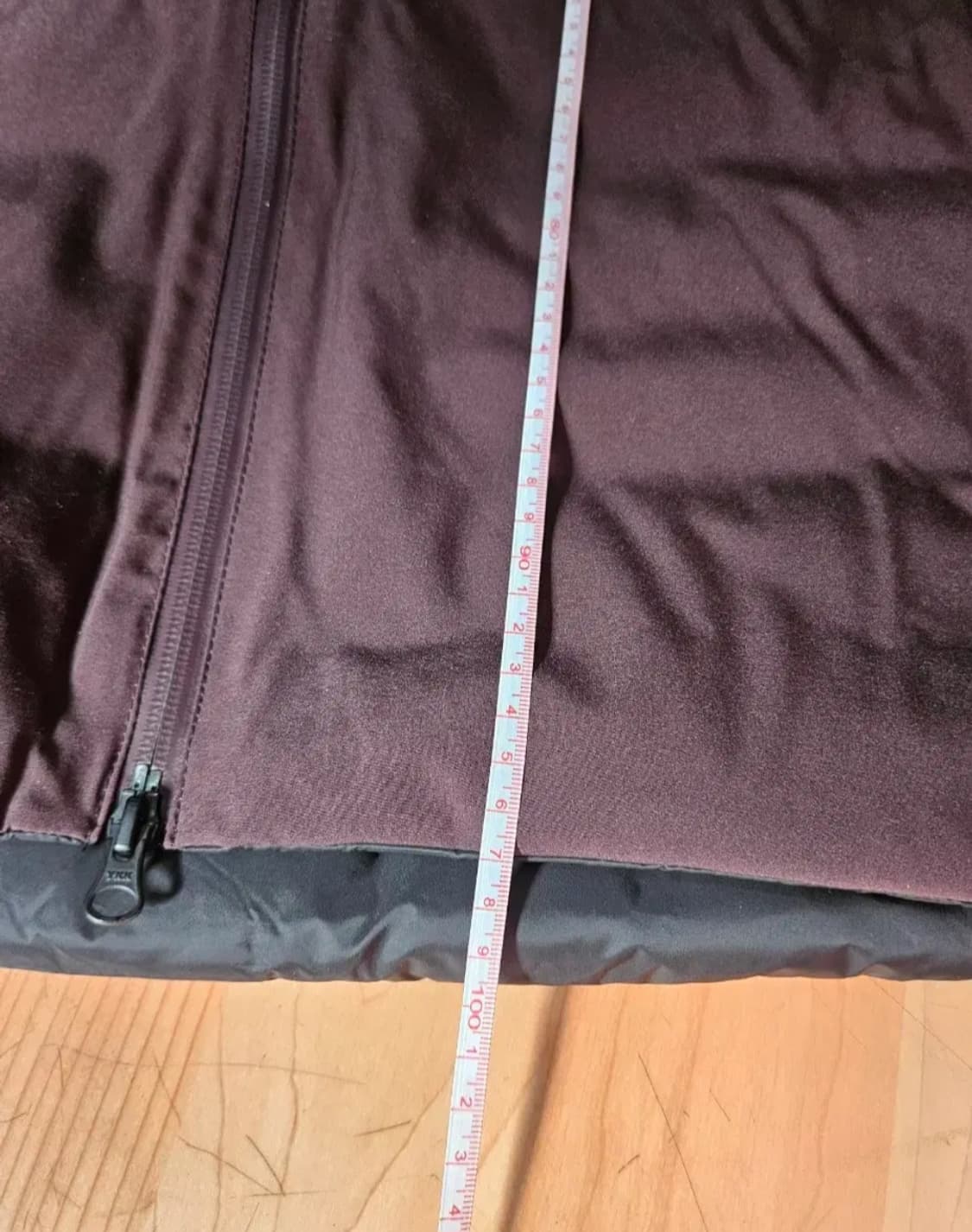 (새제품)K2패딩 여성 구스다운 리버시블 양면 롱다운(초코와인색 90) 상품이미지4