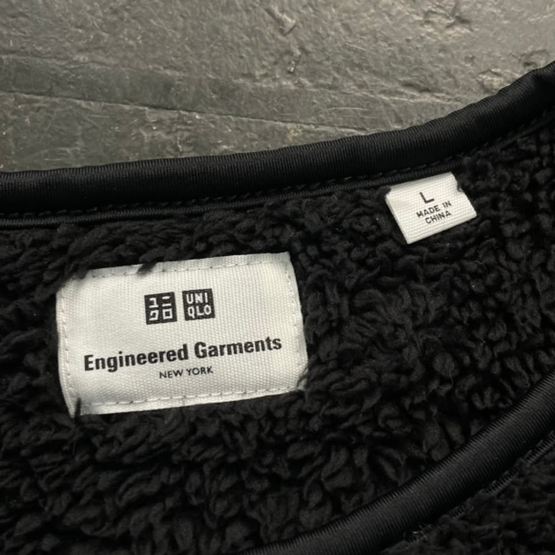 100 유니클로 x 엔지니어드 가먼츠 후리스 맨투맨  상품이미지3