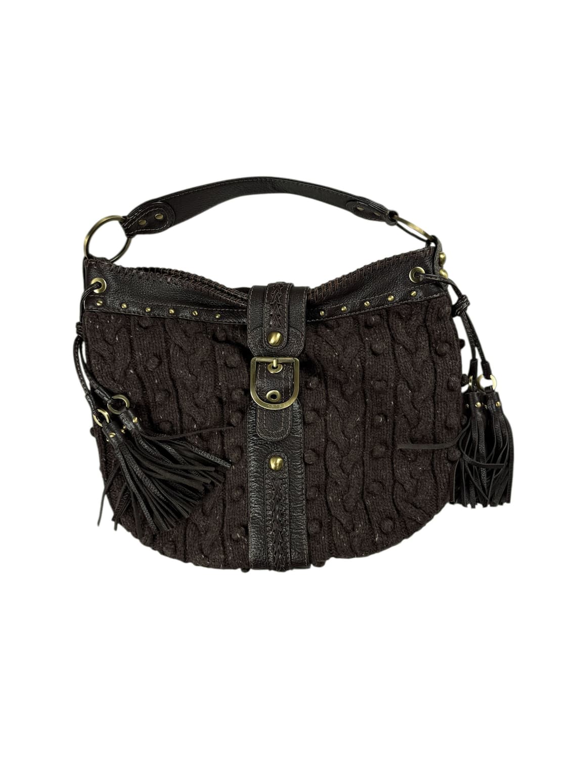 rafe new york 케이블 니트 숄더백 상품이미지1