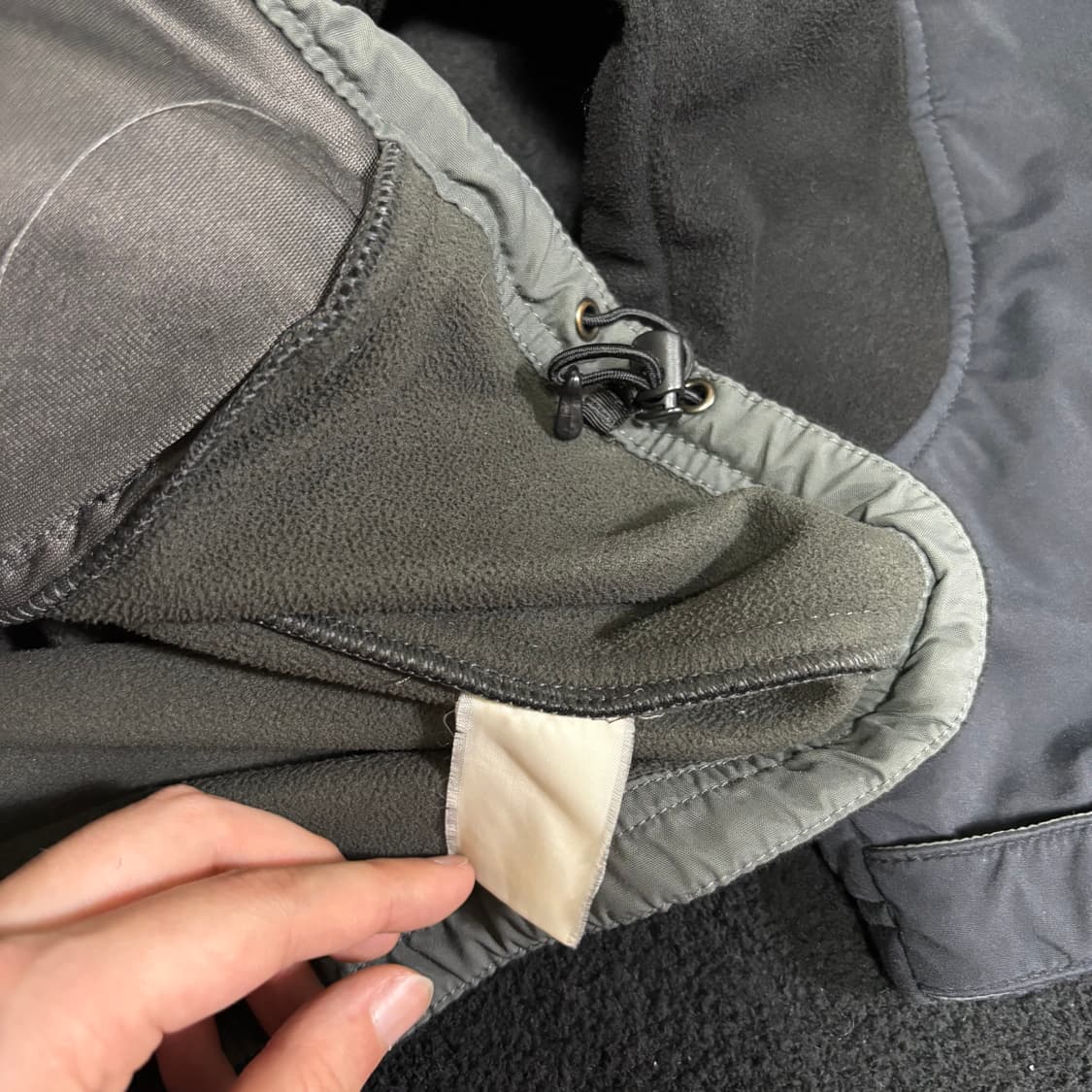 100 노스페이스 블랙 윈드스토퍼 플리스 집업 자켓 상품이미지5