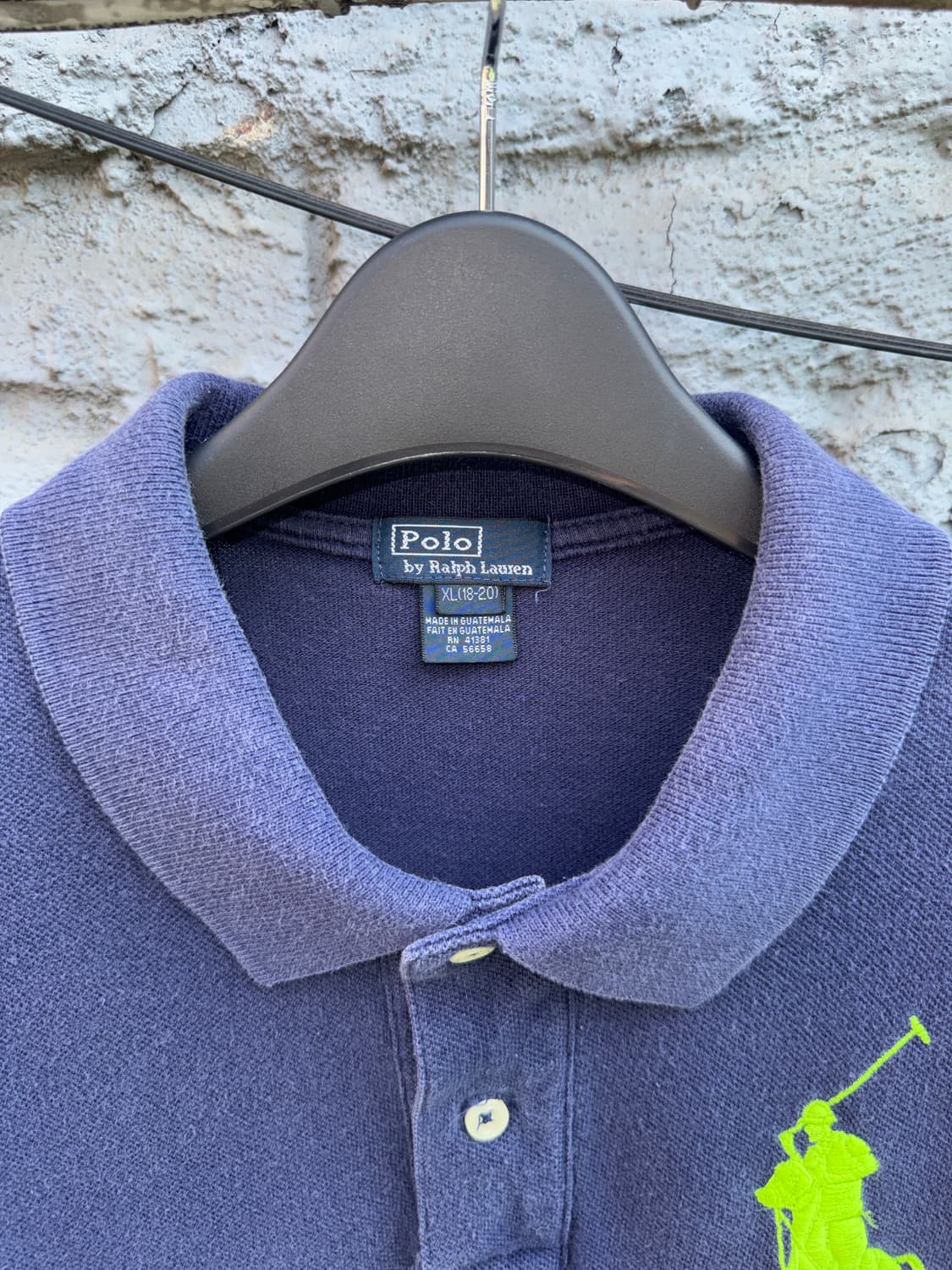 POLO 폴로 네이비 빅포니 반팔 카라티(xl) 상품이미지2
