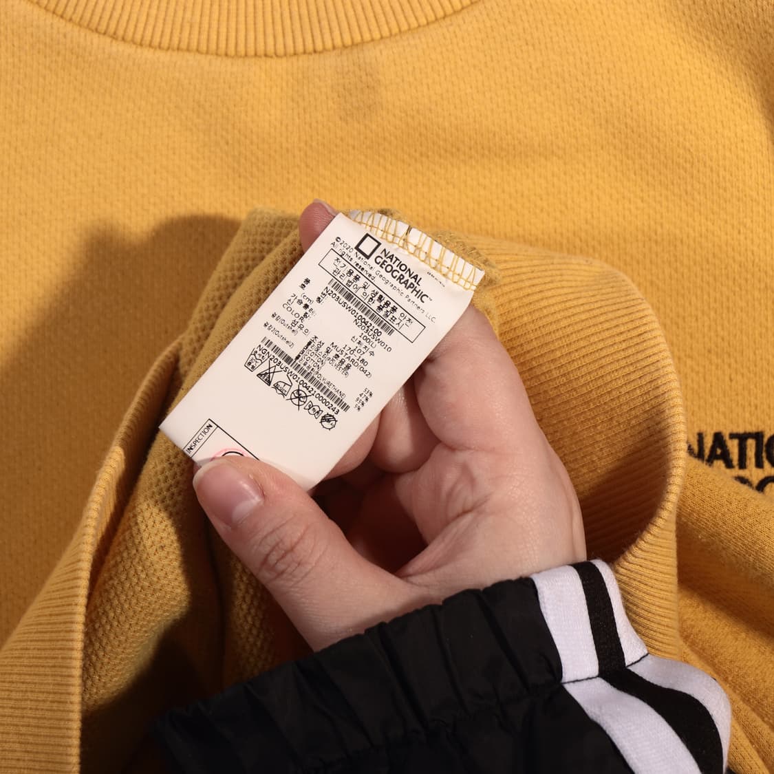 내셔널지오그래픽 자수로고 맨투맨 B625 상품이미지4