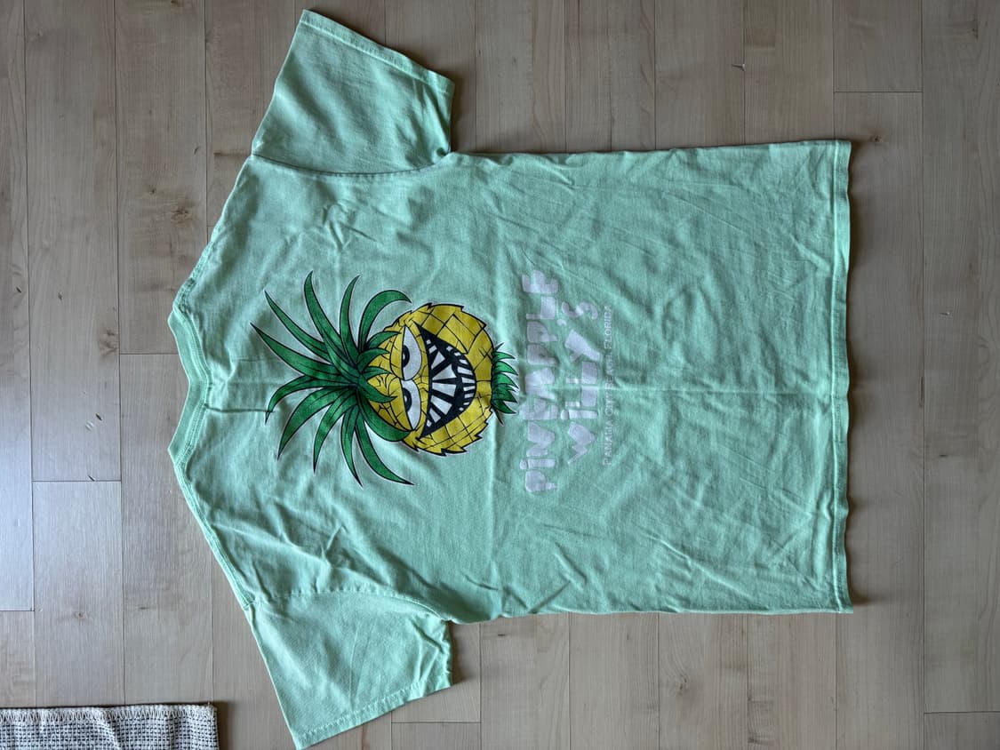 빈티지 파인애플 티셔츠 상품이미지2