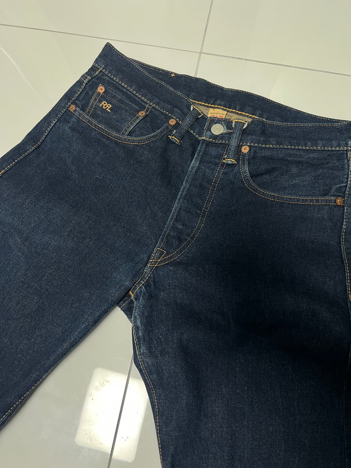 택포16) RRL 더블알엘 스트레이트핏 원스워시 셀비지 데님29x30 상품이미지2