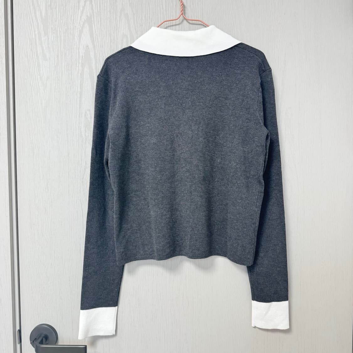 (s) 셀프포트레이트 배색 가디건 상품이미지4