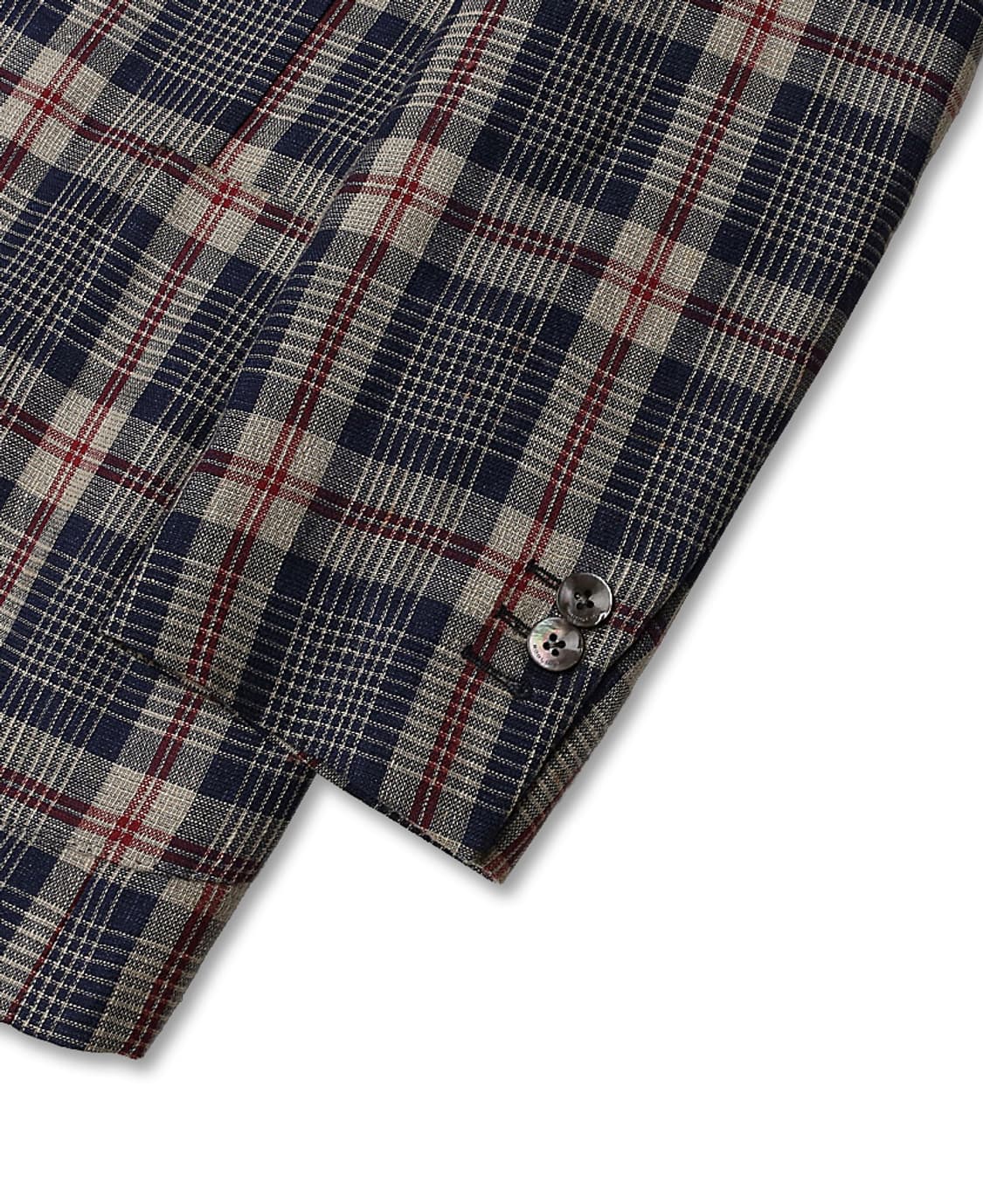 볼리올리 [Boglioli] 소호 린넨 울 클래식 체크 스포츠 자켓 상품이미지3