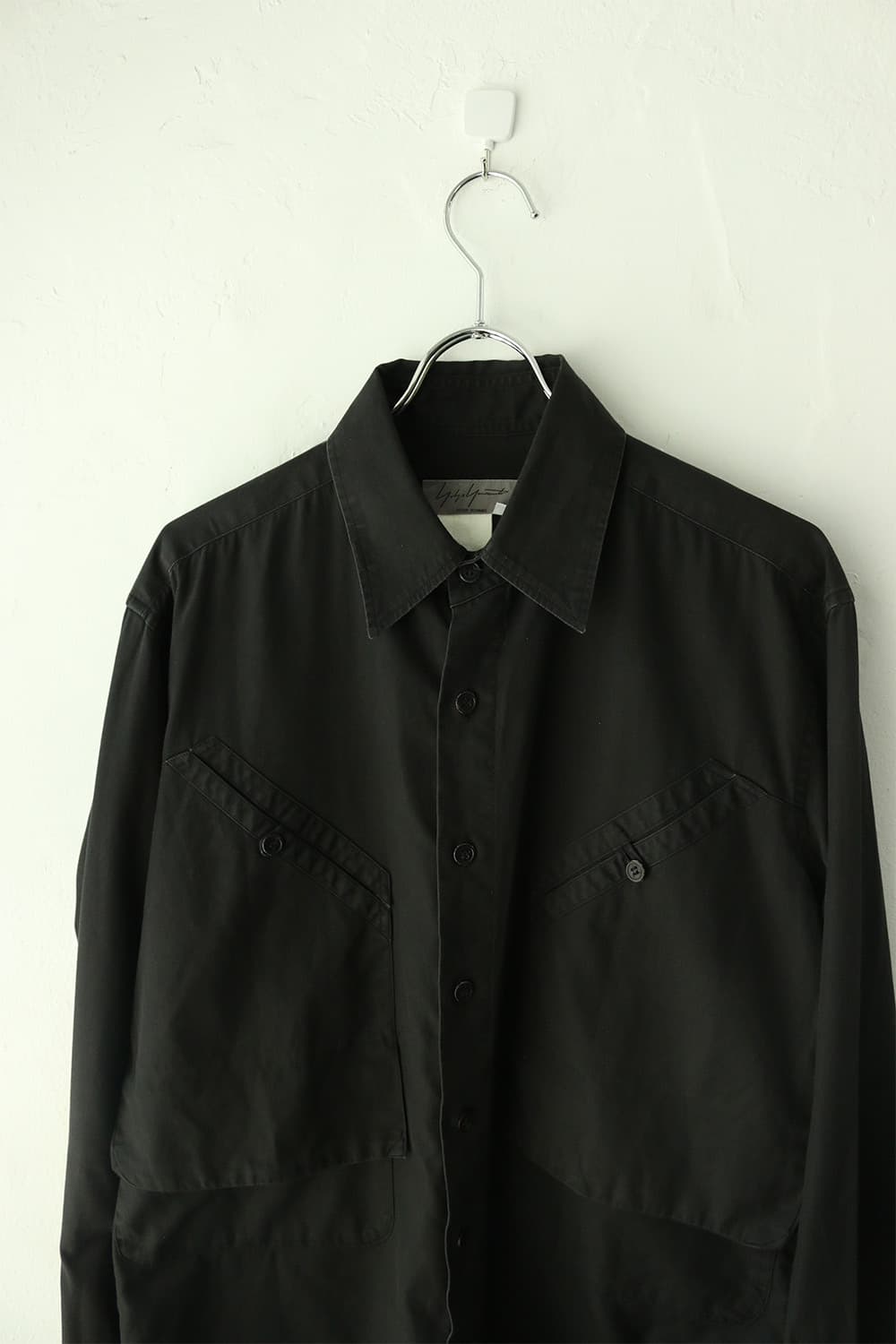 요지 야마모토 뿌르 옴므 블랙 셔츠 상품이미지5