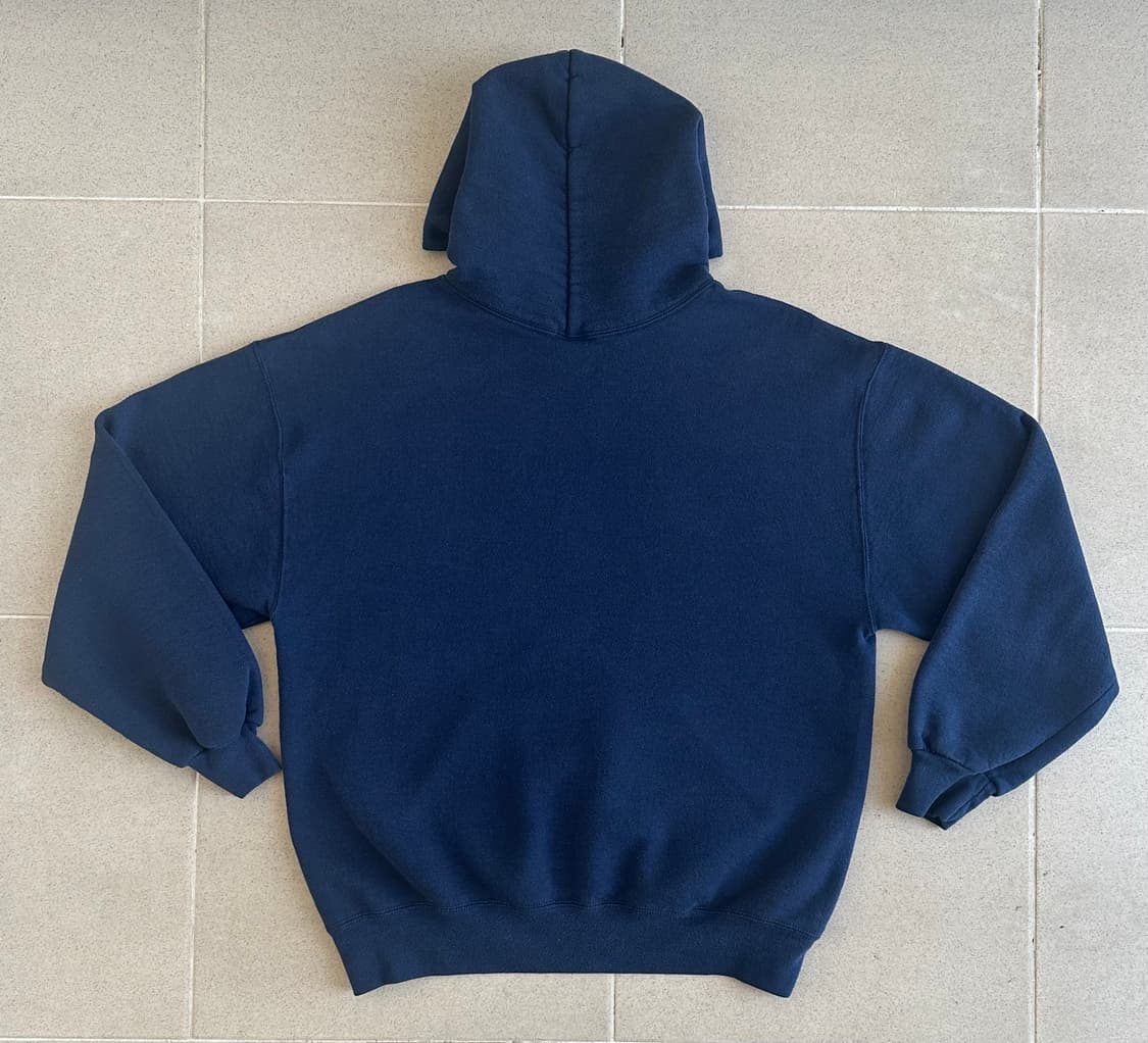 90s 빈티지 러셀 후드 네이비 L USA 상품이미지2