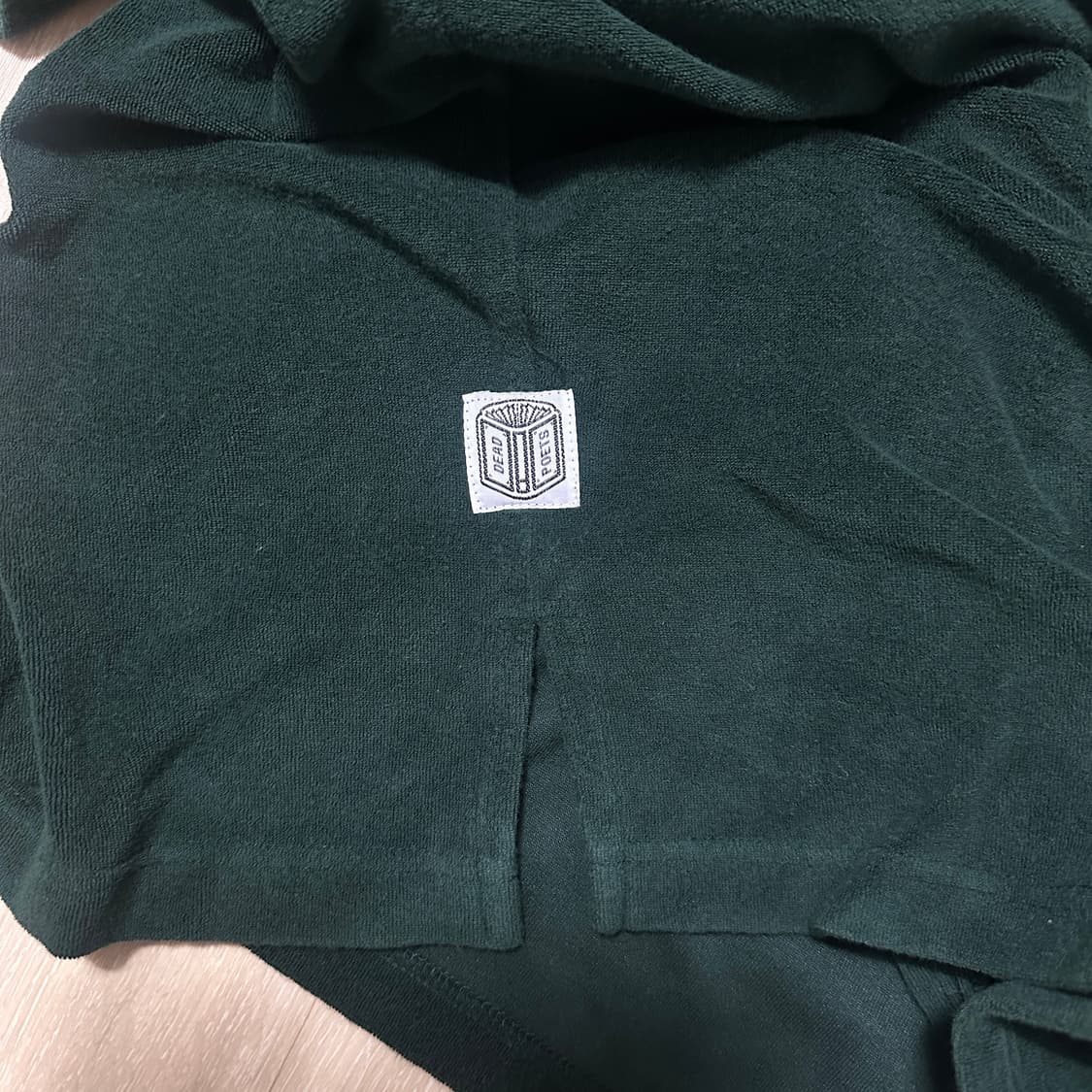 3(105) 비트앤사일런스 반팔 테리 셔츠 그린 상품이미지5