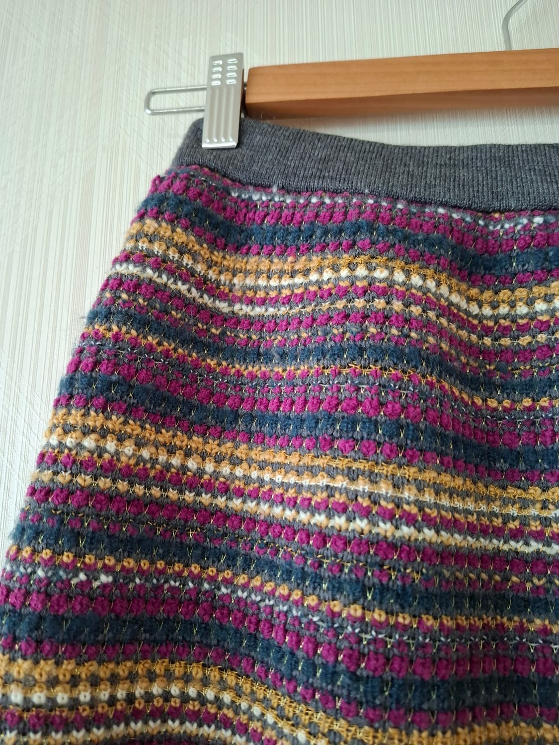 입생로랑 정품 니트 미디스커트  상품이미지2