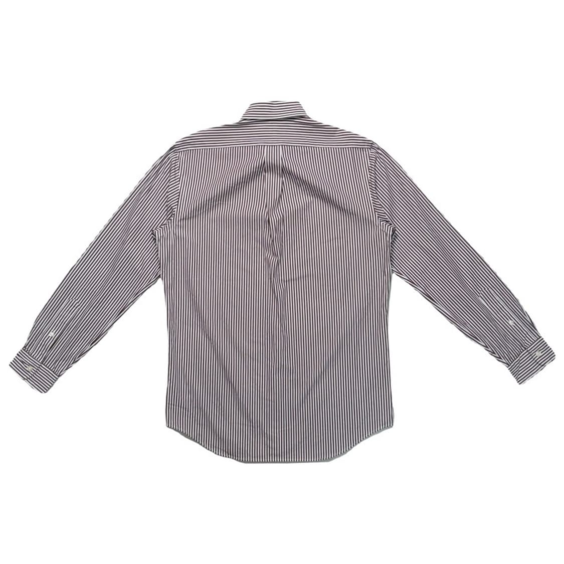 폴로랄프로렌  클래식핏 스트라이프 셔츠 화이트&브라운 S 상품이미지9