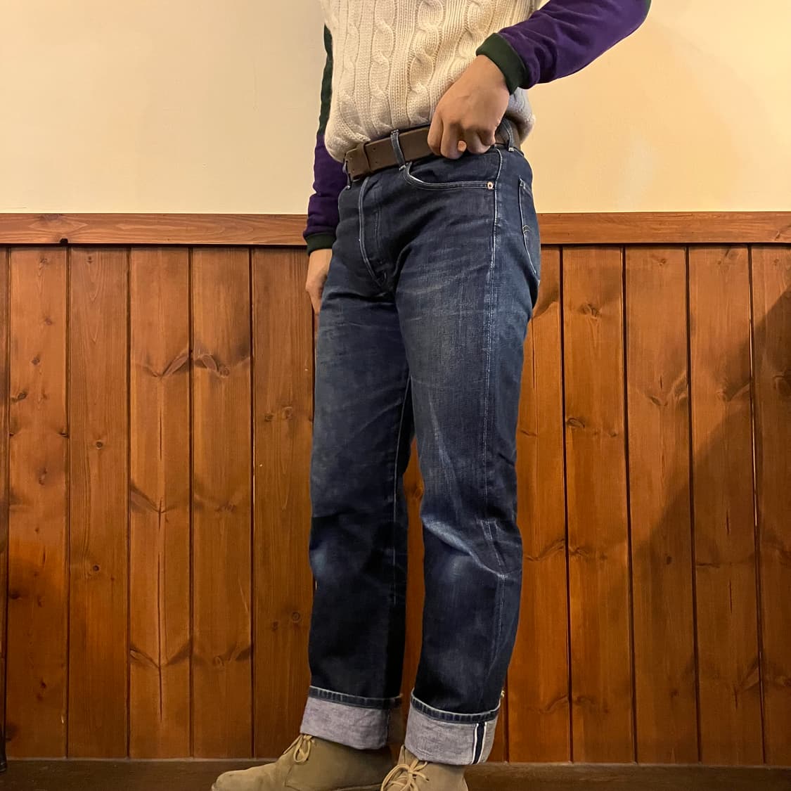 리바이스 재팬 LVC 503BXX 셀비지 데님33/36 상품이미지9